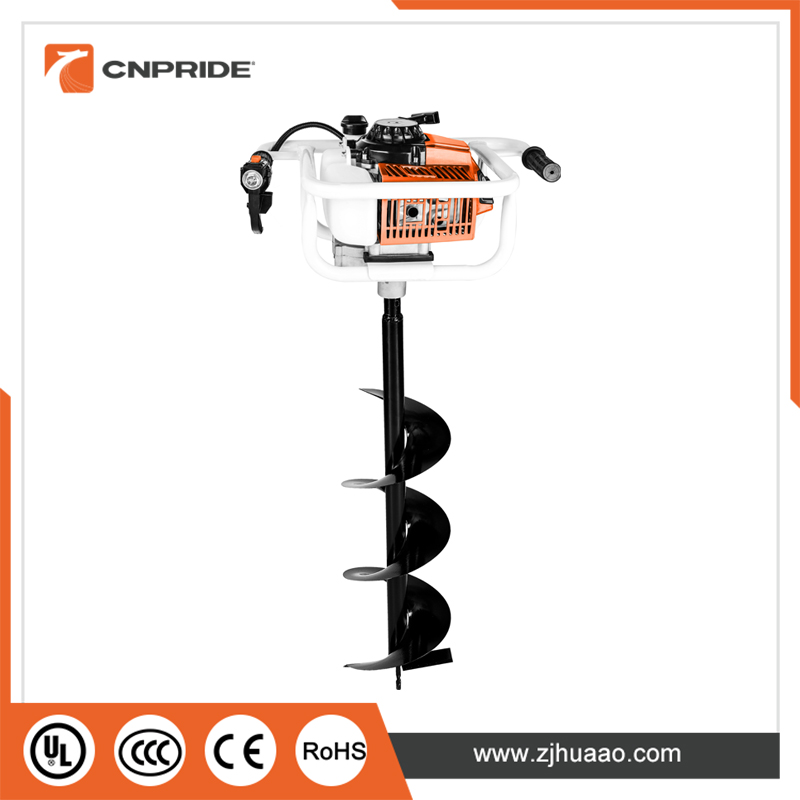 What is the Correct Fuel Mix Ratio for a Gasoline Earth Auger 63CC to Prevent Engine Knocking