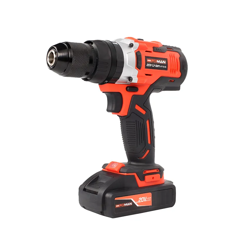 20V 55n. M High Torque Power Drill Power Tool Cordless Impact Drill Hammer Drill Impact Drill Lithium Drill