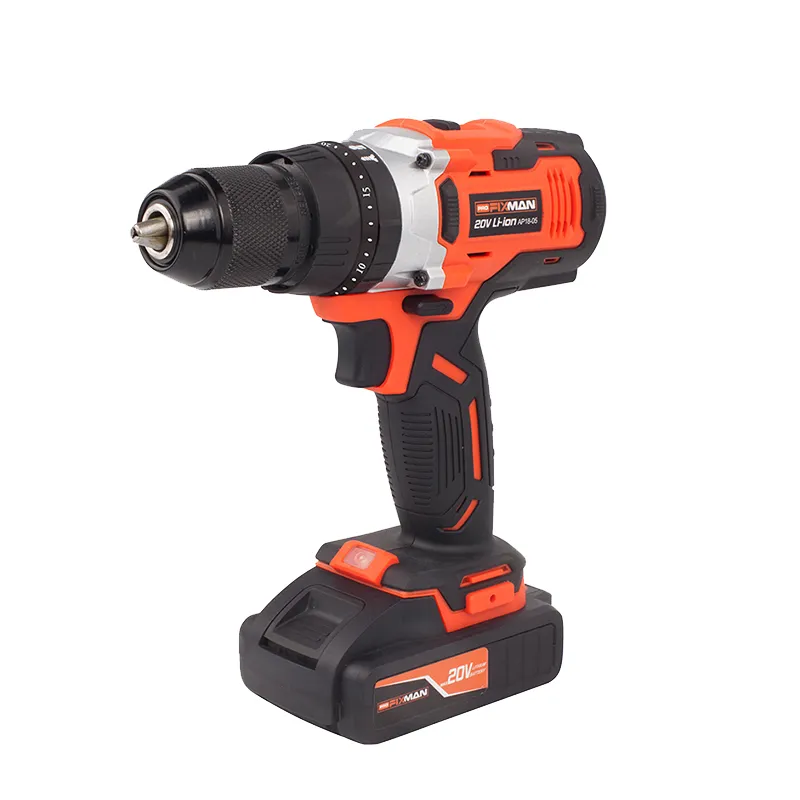 20V 55n. M High Torque Power Drill Power Tool Cordless Impact Drill Hammer Drill Impact Drill Lithium Drill