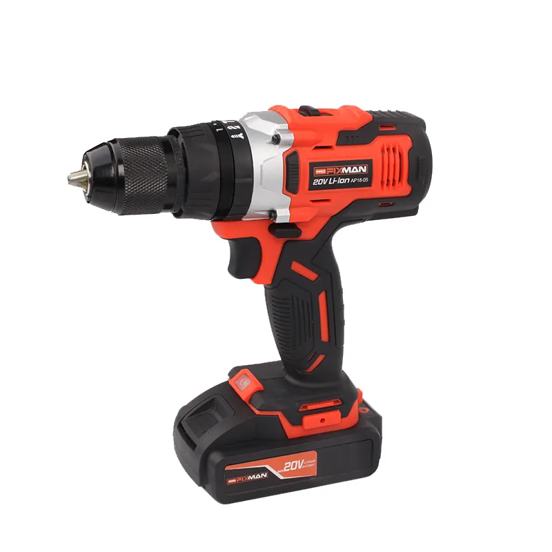 20V 55n. M High Torque Power Drill Power Tool Cordless Impact Drill Hammer Drill Impact Drill Lithium Drill