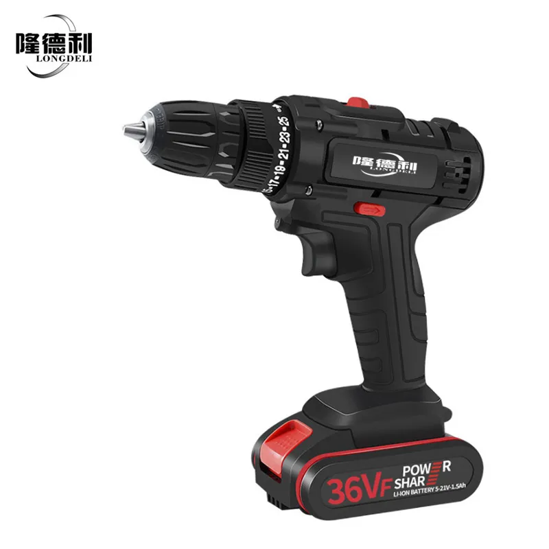 36V Durable Electric Tool Professional Electric Drill Brushless Power Drilling Tools