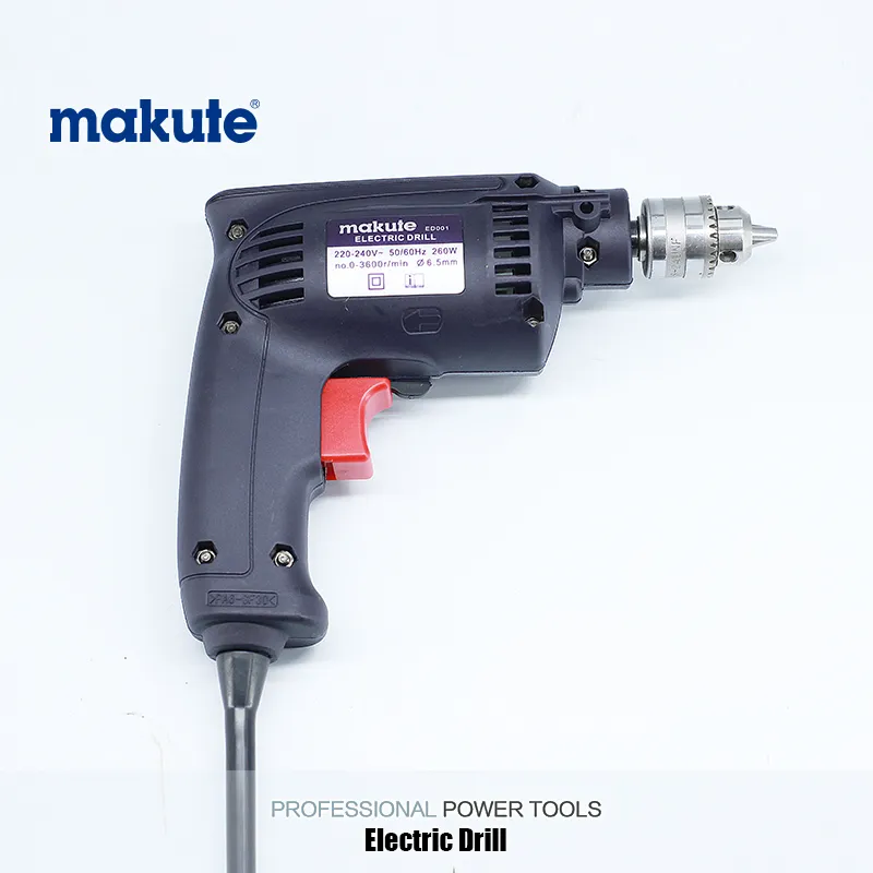 6.5mm 260W Keyless Chuck Mini Electric Drill (ED001)