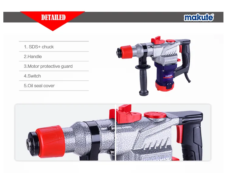 900W Power Tools Impact Electric SDS-Plus Hammer Hand Drill