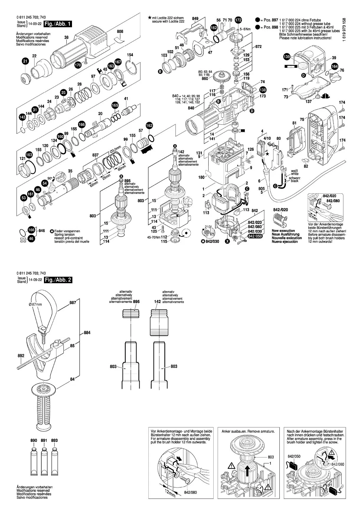 Aftermarket Gbh 11de Rotary Hammer Spare Part Tool Holder 1618597068