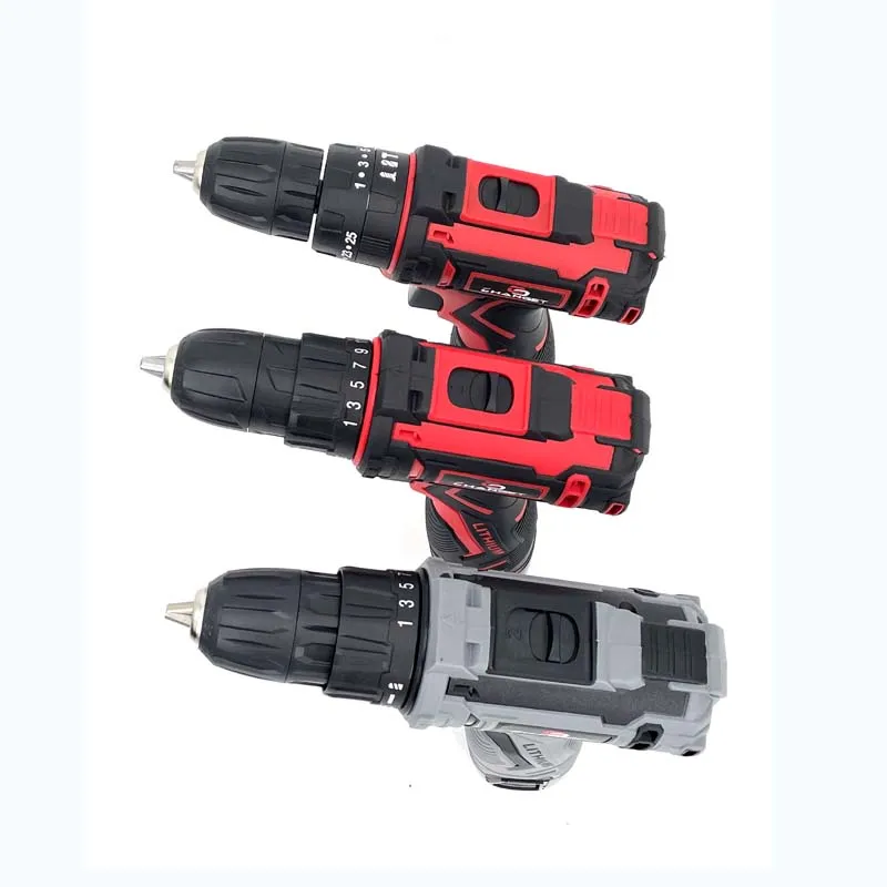 Cg-2002grey Double Speed 12V 16.8V 21V Li-on Lithium Battery Professional Manufacturer Hand Rechargeable Forward and Reverse Impact Cordless Drill