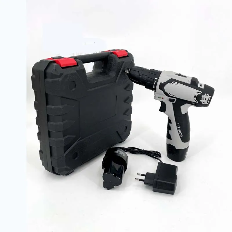 Cg-2021grey Double Speed 12V 16.8V 21V Li-on Lithium Battery Professional Manufacturer Hand Rechargeable Forward and Reverse Impact Cordless Drill
