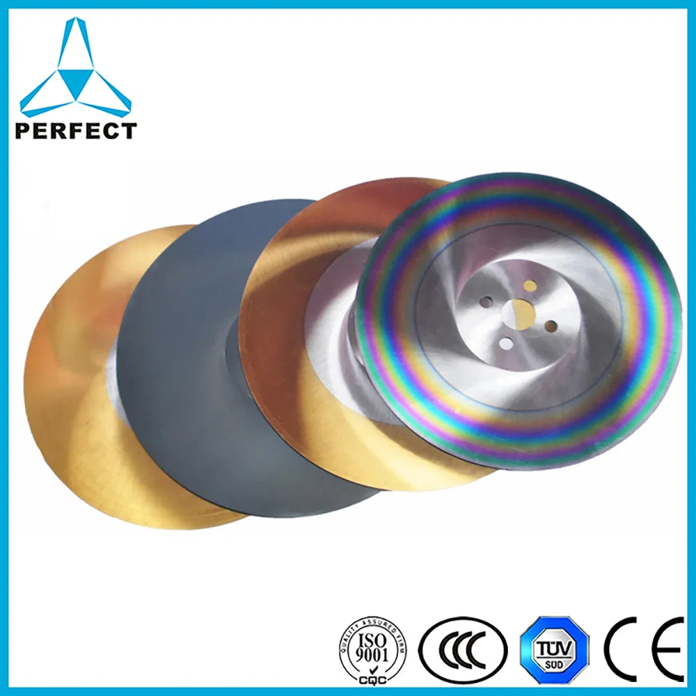 Crn Coating HSS Dmo5 Circular Saw Blade for Cutting Stainless Steel