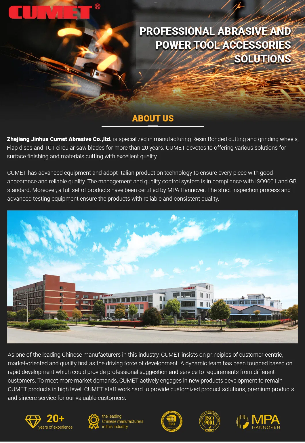 Depressed Centre Grinding Wheels for Inox (115X6.4X22.23) Abrasive with MPa Certificate