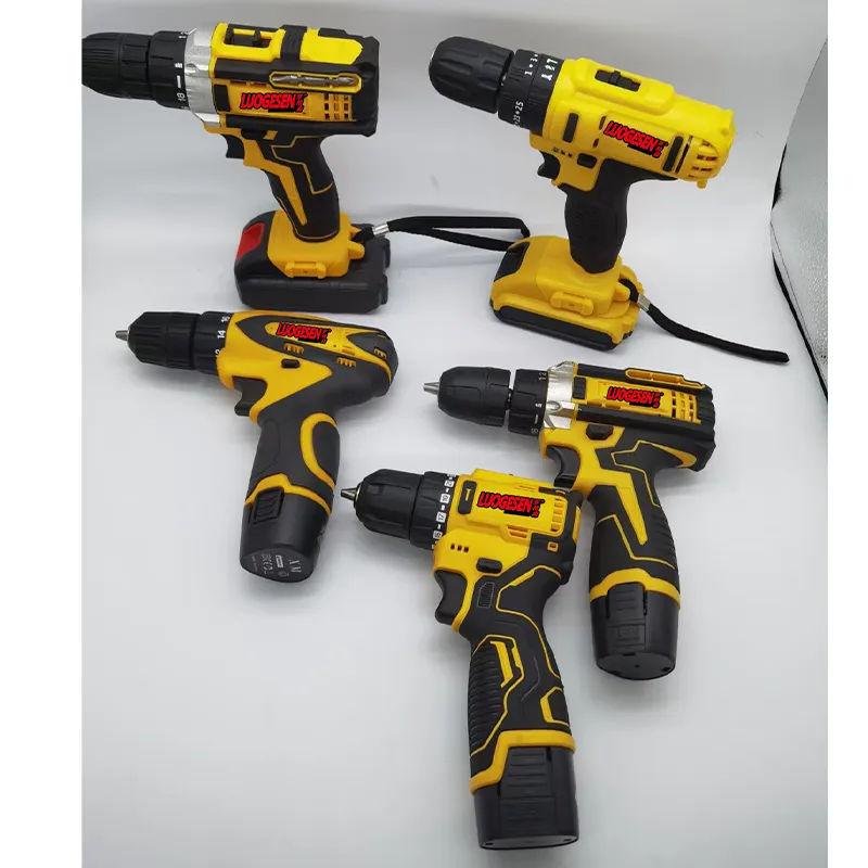 Electric Cordless Wireless Lithium Li-ion Battery Impact Driver Compact Compatible Multiple Function Liitiumpuur Speed Adjustable Hammer Power Tool Hand Drill