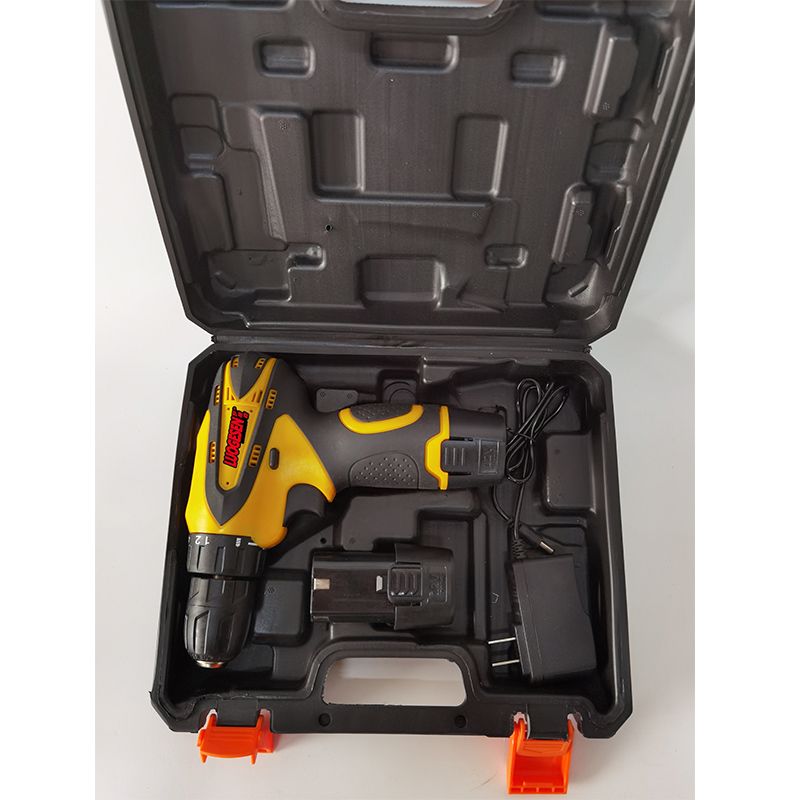 Electric Lithium Battery Wireless Li-ion Cordless Impact Compact Driver Compatible Multiple Function Bohrer Speed Adjustable Hammer Handle Tool Power Drill