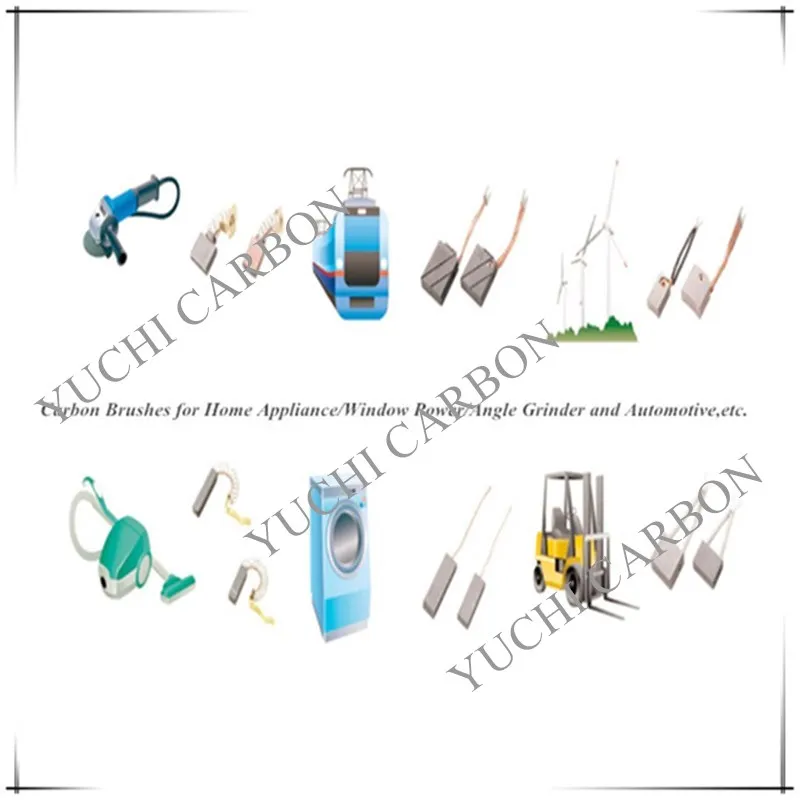 Fits Indesit Washing Machine Carbon Brushes&Holders 5X12.5X32mm/Home Appliance Carbon Brushes