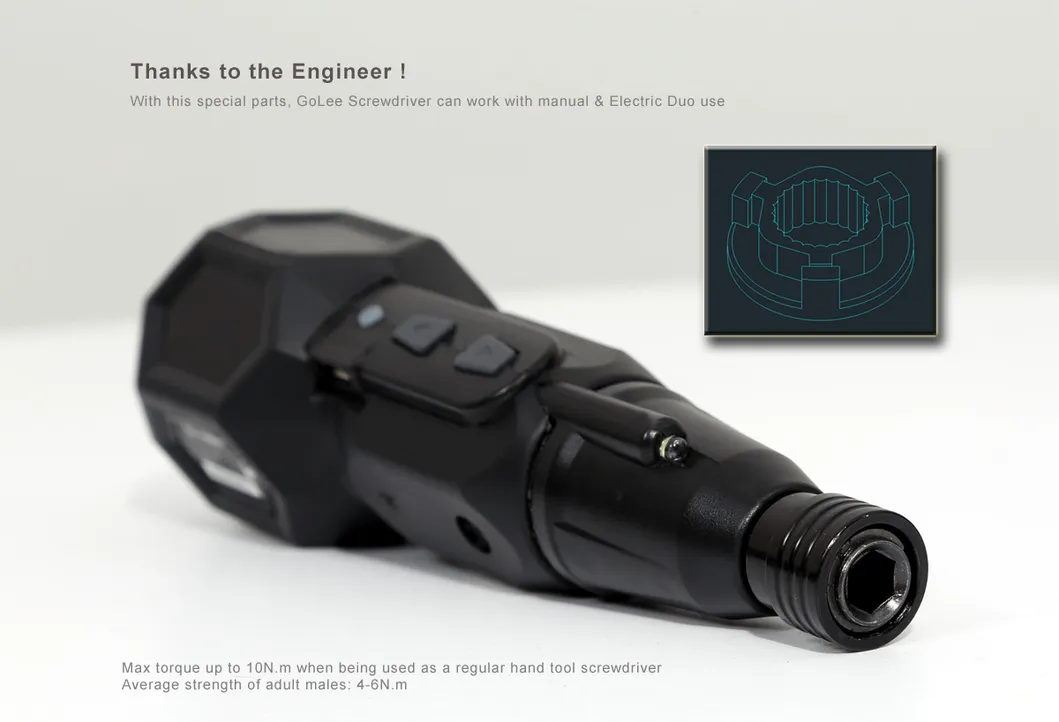 Good Quality Driver Bit Electric & Manual Dual Screwdriver Gl-Lee03