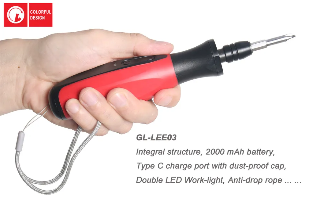 Good Quality Driver Bit Electric & Manual Dual Screwdriver Gl-Lee03