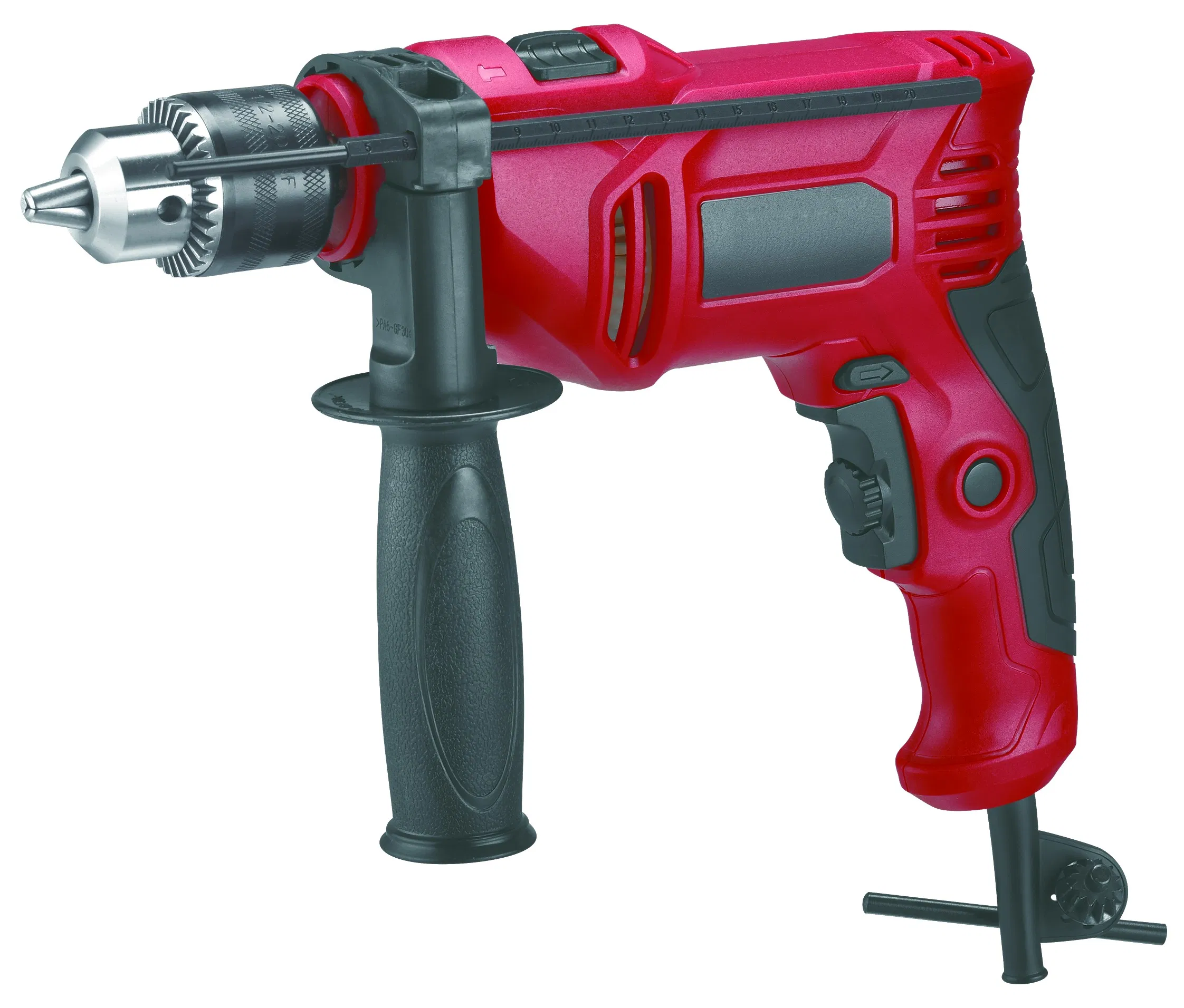 Hammer Drill 10mm Electric Impact Drill 750W Power Professional Tools with Crown Professional Model