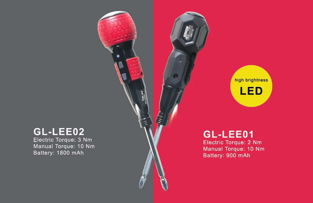 Hot New Products Tool Battery Machine Electric & Manual Screwdriver Gl-Lee01
