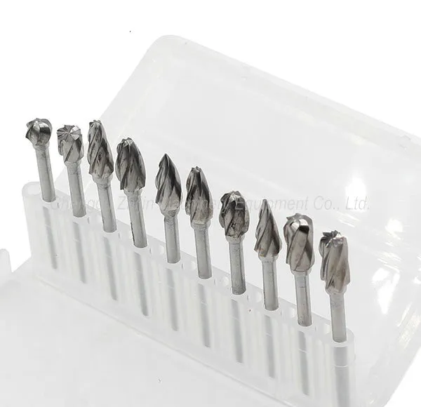 HSS Rotary File Rotary Rasp and Countersink Tungsten Carbide Rotary Burr Set HSS Burr
