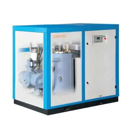 China Professional Manufacture High Pressure Twostage Stationery Air Cooling Electric Screw Air Compressor