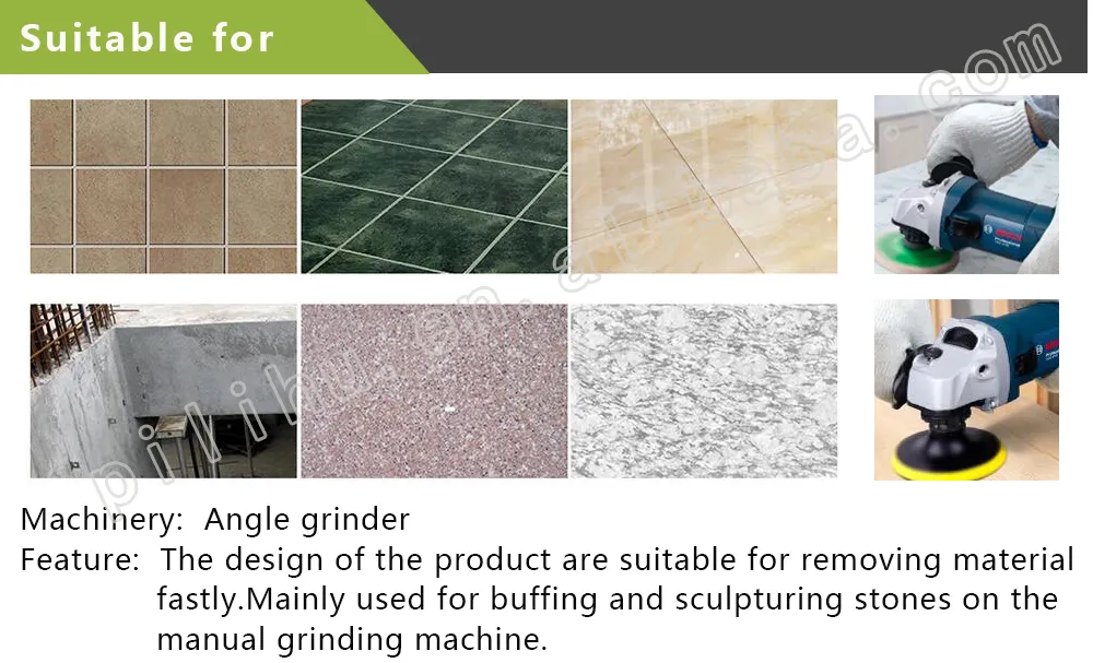 Lapidary Diamond Cup Grinding Wheel with Sharply