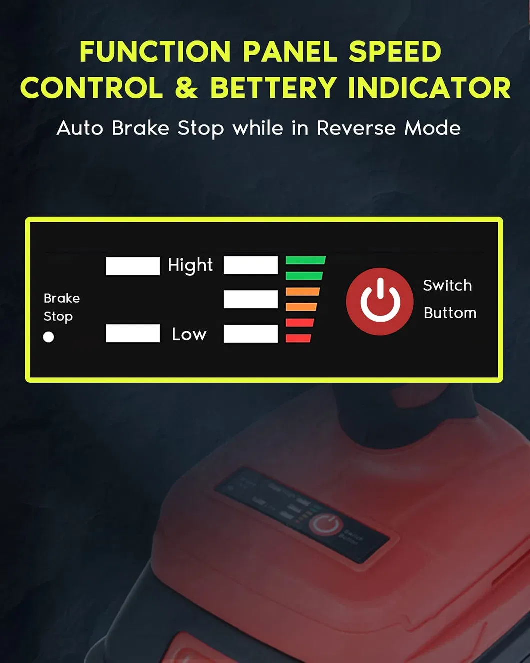 Lithium Ion Power Tool Speed Drill Driver