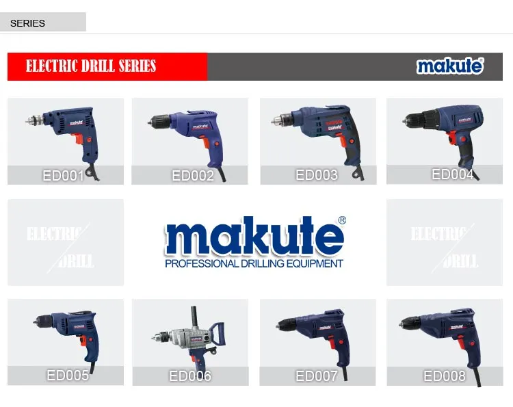 Makute 260W 6.5mm Mini Hand Drill Power Tools (ED001)