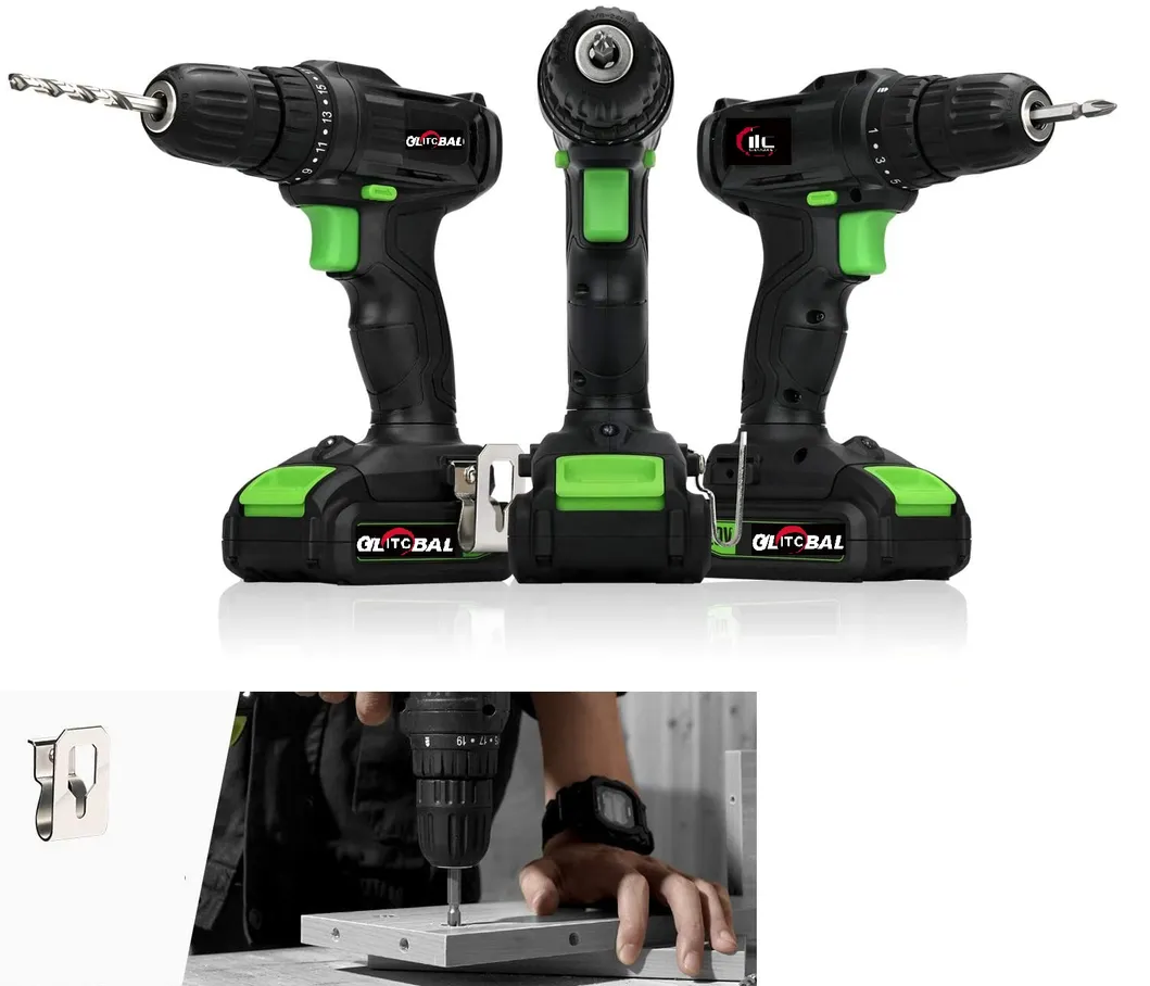 Max 30n. M Toque Greenline Li-ion Battery Cordless/Electric Impact Drill/Screwdriver-Power Tools