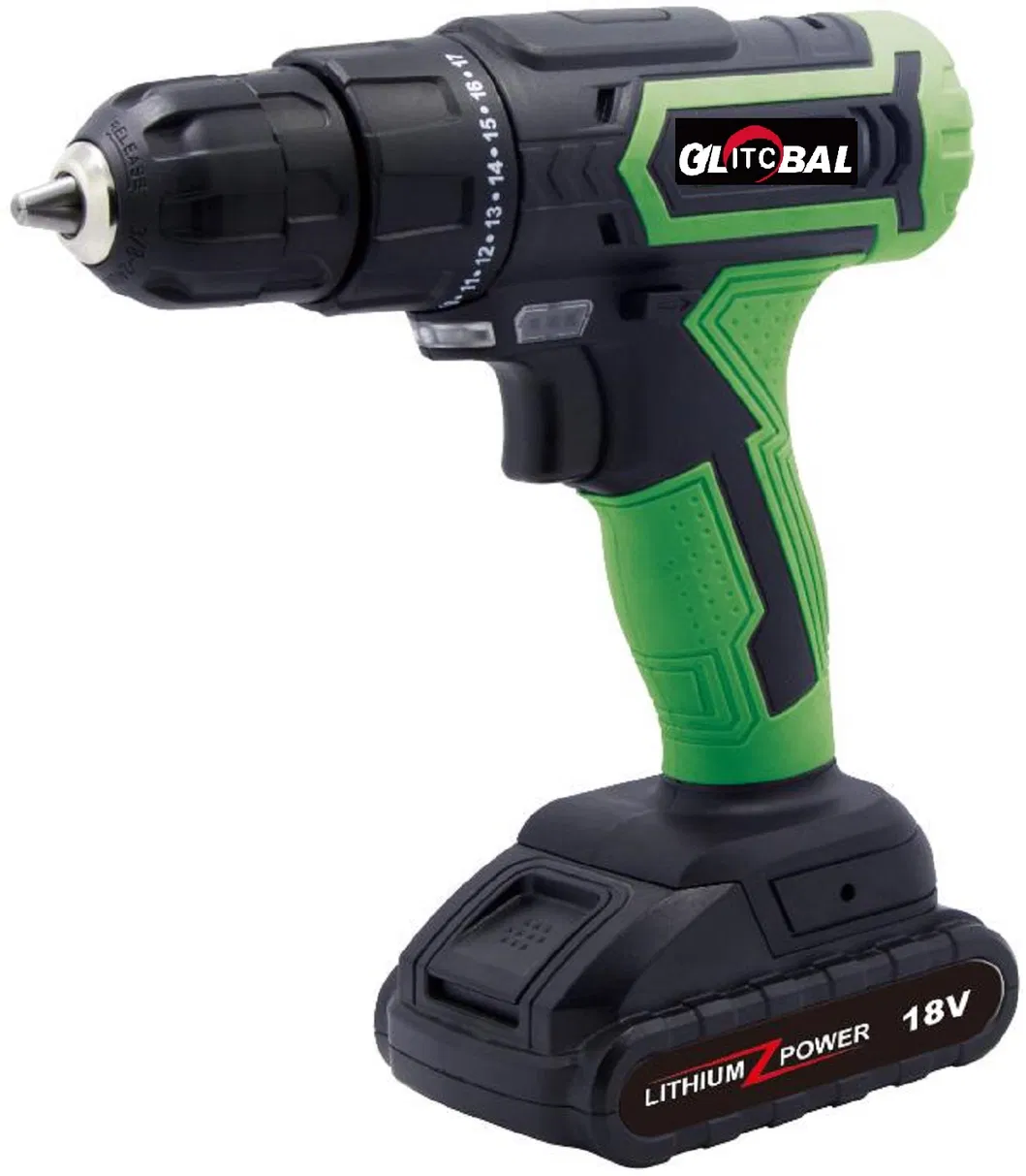 Max 30n. M Toque Greenline Li-ion Battery Cordless/Electric Impact Drill/Screwdriver-Power Tools