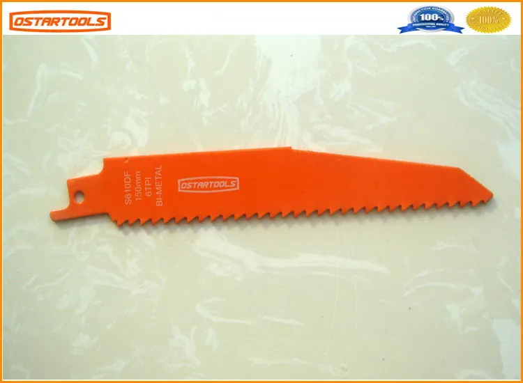 Straight Bi-Metal Reciprocating Saw Blades for Metal and Wood Cutting