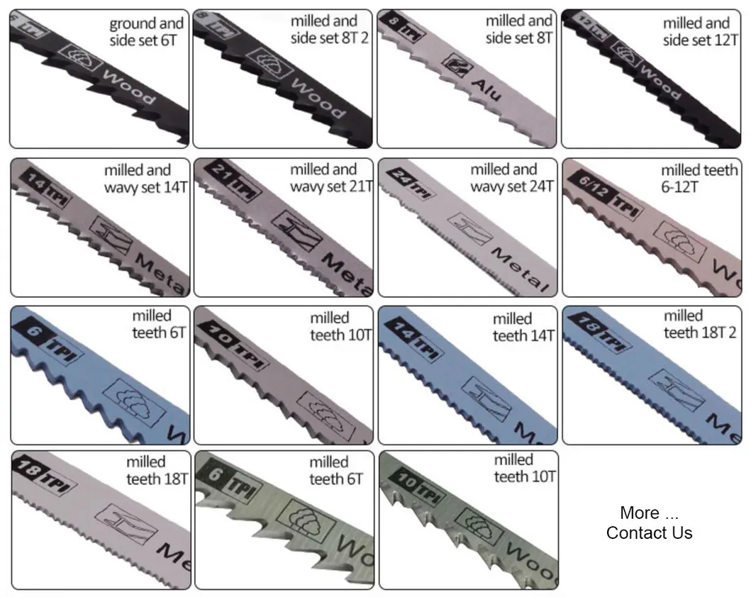 T227D HSS Jig Saw Blade for Nonferrous Metal Cutting