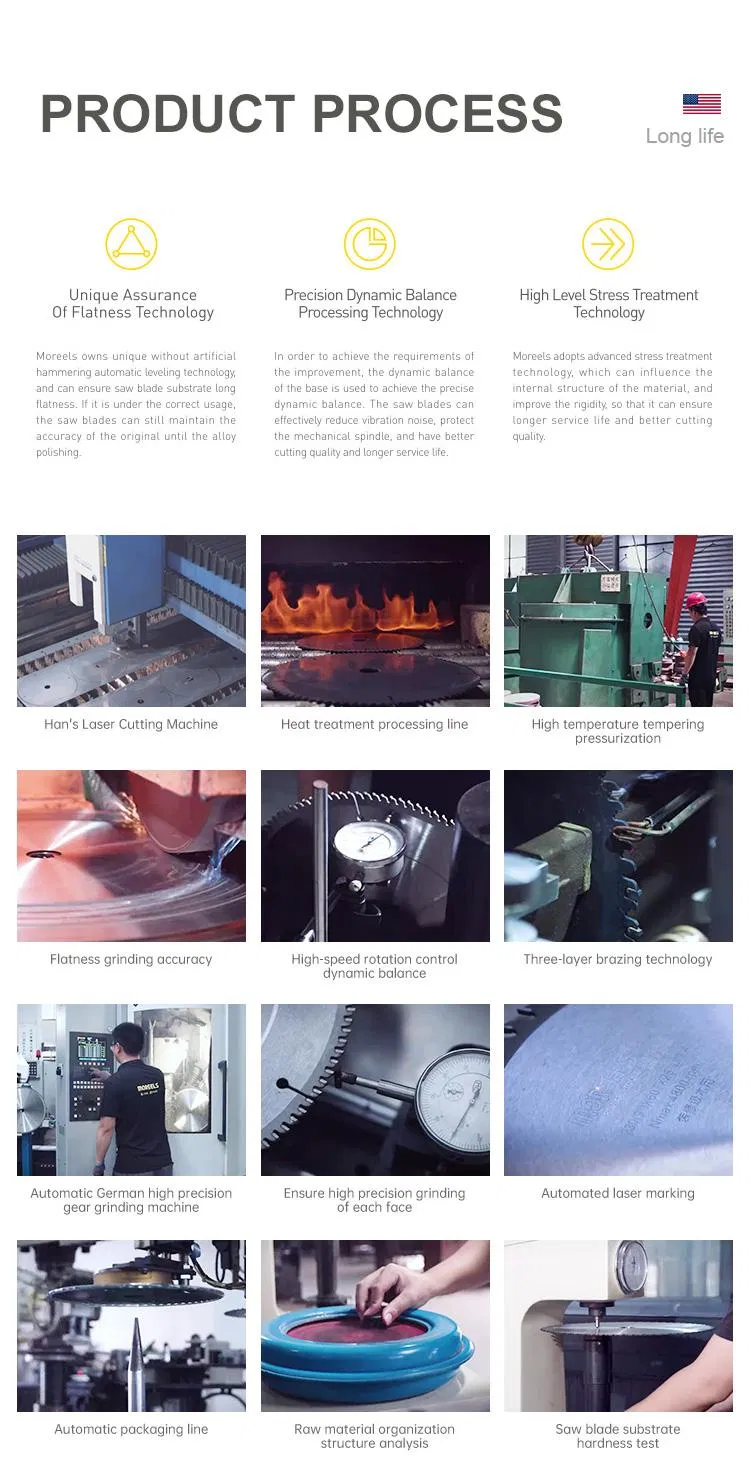 Tcg Saw Blade Aluminum Tungsten Carbide Tipped Circular Saw Blade Aluminum and Metal Cutting