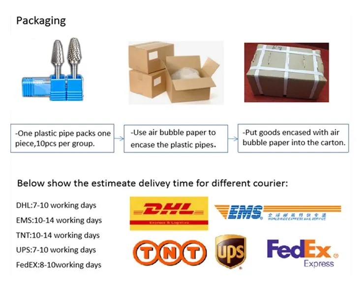 Tungsten Carbide Rotary Files and Hard Alloy Cutting Burrs
