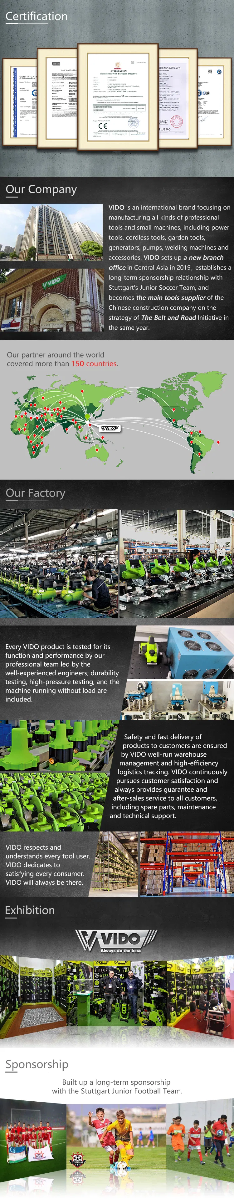 VIDO 65A 60J 17.5J 1200w small electric demolition breaker jack hammers for brick concrete wall breaking