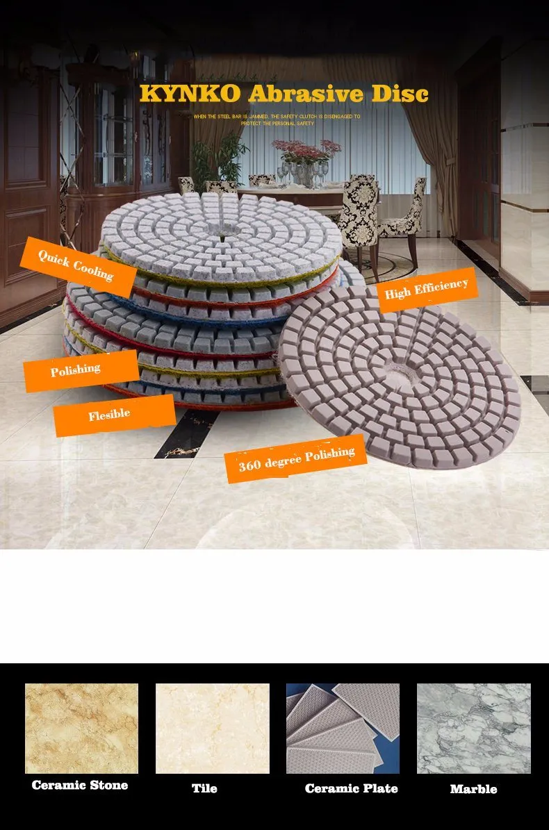 Wet Polishing Pad Kynko High Efficiency