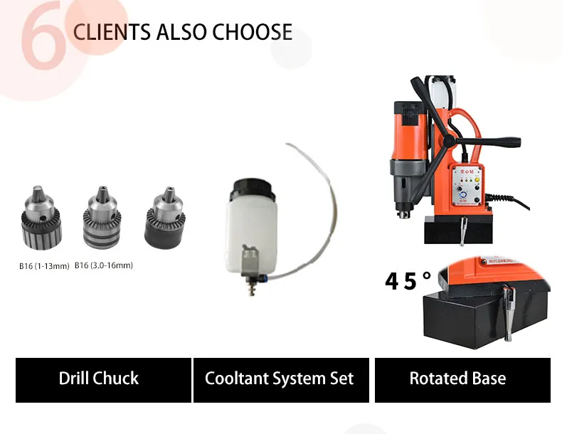 Xd-28A High Quality Cheap Price 28mm Diameter 1500W Magnetic Drill