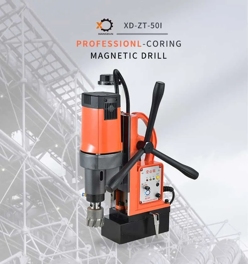 Xd-Zt-50I Portable Electric Stepless Speed 750rpm 1500W 50mm Dia Magnetic Drill