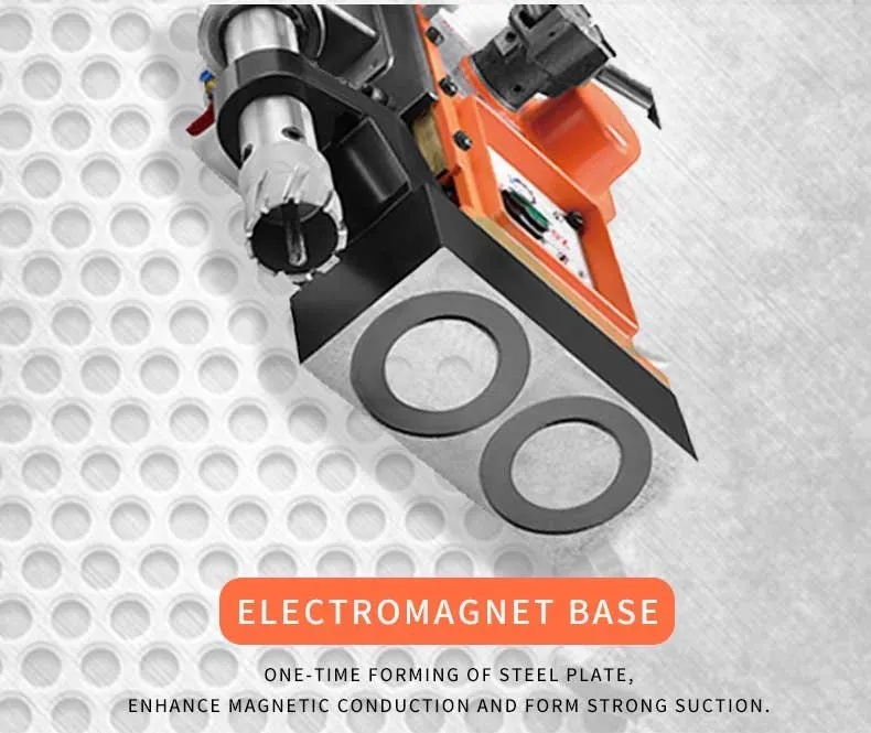 Xd2-T-23c Portable Electric Stepless Speed 100-690rpm 1400W Tapping Magnetic Drill